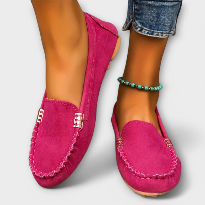 Nolvaire | Femme Mocassins Plates Slip-On Suédine — vue 2