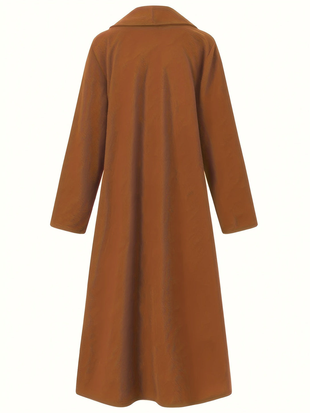 Thovaine | Femme Manteau Long Ouvert Col Châle