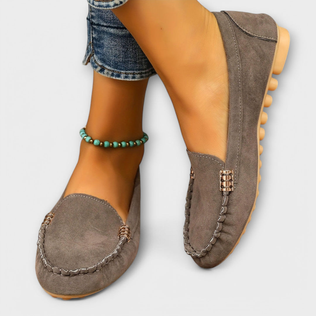 Nolvaire | Femme Mocassins Plates Slip-On Suédine — vue 11