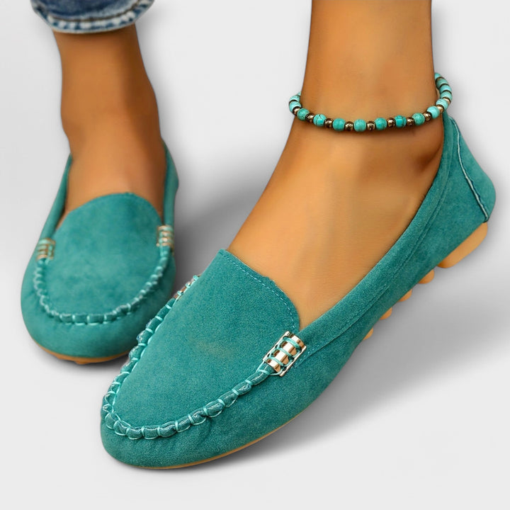 Nolvaire | Femme Mocassins Plates Slip-On Suédine — vue 7