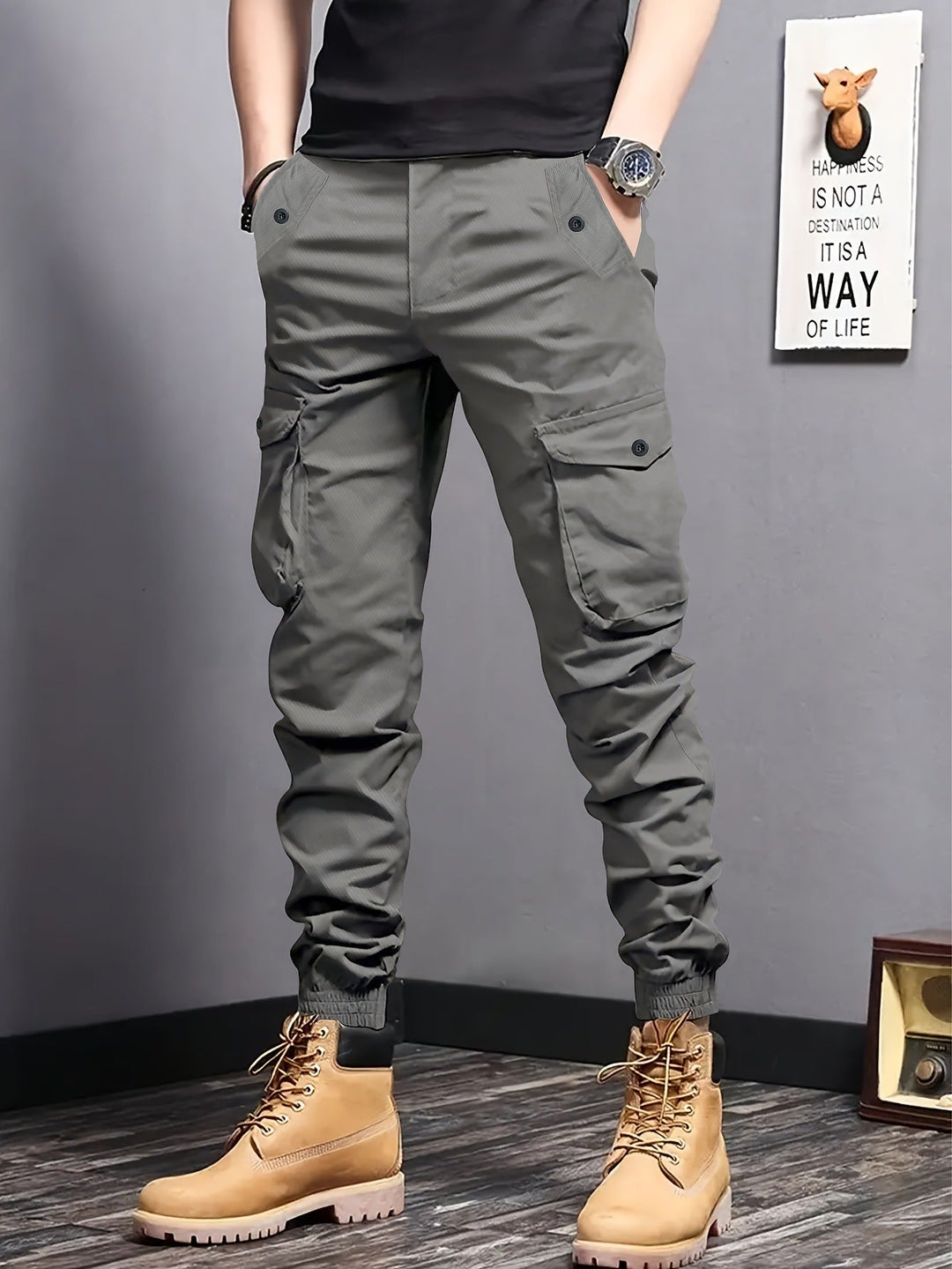 Darvec | Homme Pantalon Cargo Jogger