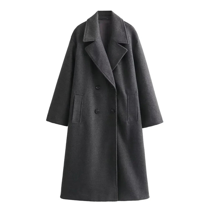 Briavelle | Femme Manteau Long Double Boutonnage — vue 2
