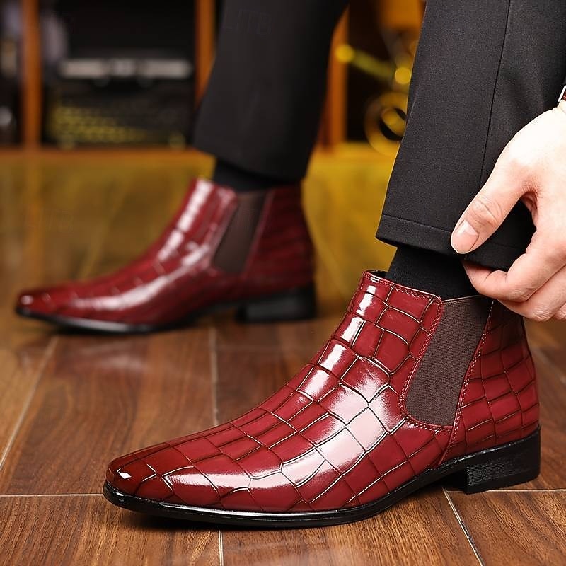 Dravsel | Homme Chelsea Boots Croco Slip-On