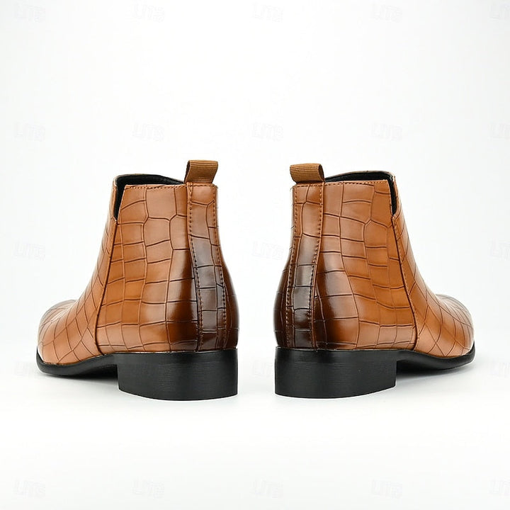 Dravsel | Homme Chelsea Boots Croco Slip-On — vue 10