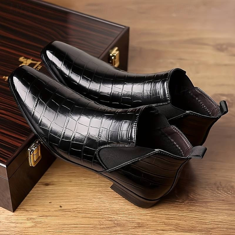 Dravsel | Homme Chelsea Boots Croco Slip-On — vue 2