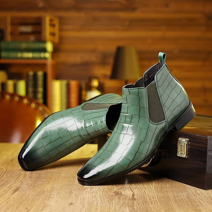 Dravsel | Homme Chelsea Boots Croco Slip-On — vue 4