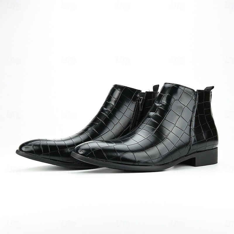 Dravsel | Homme Chelsea Boots Croco Slip-On — vue 7