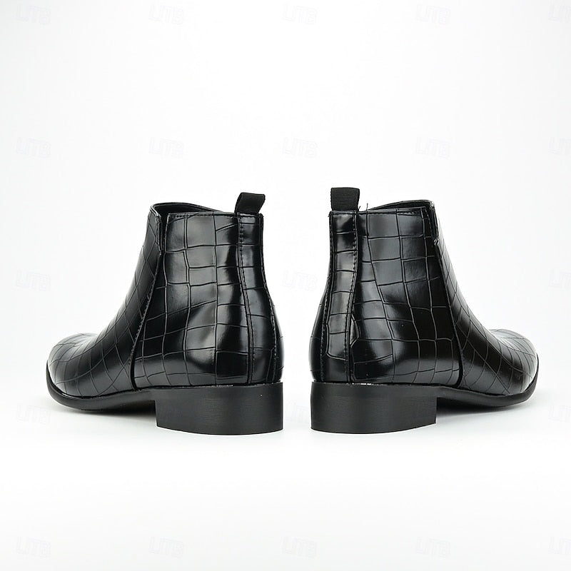 Dravsel | Homme Chelsea Boots Croco Slip-On — vue 8