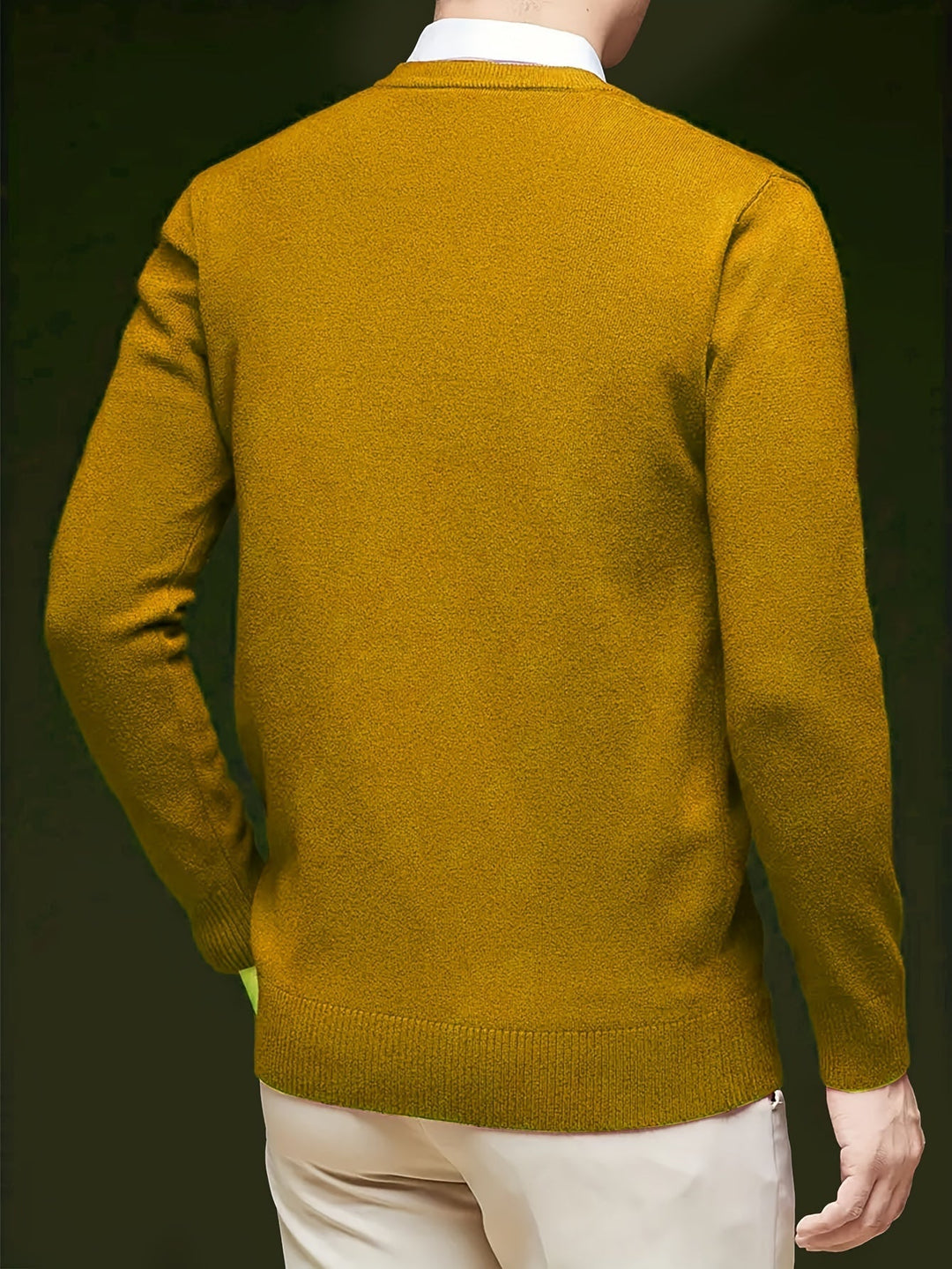 Évrand | Homme Pull Col V Tricoté Classique
