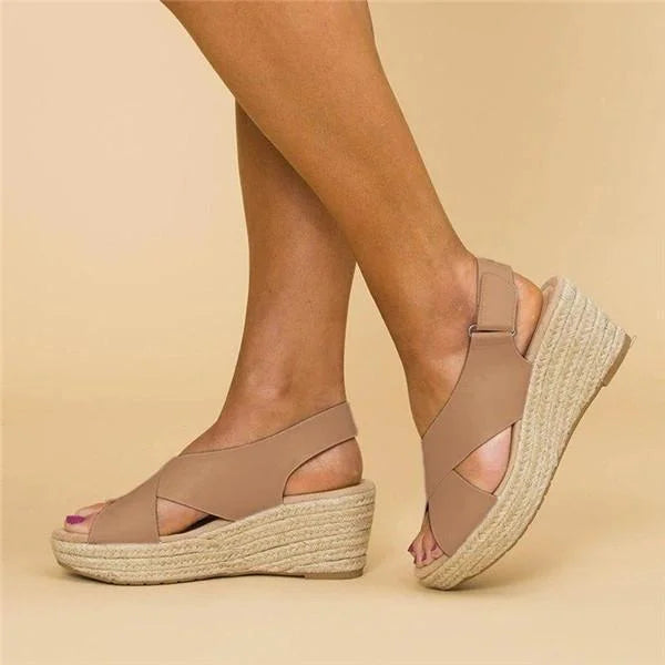 Araminta | Women's Espadrille Wedge Sandals - Image 2