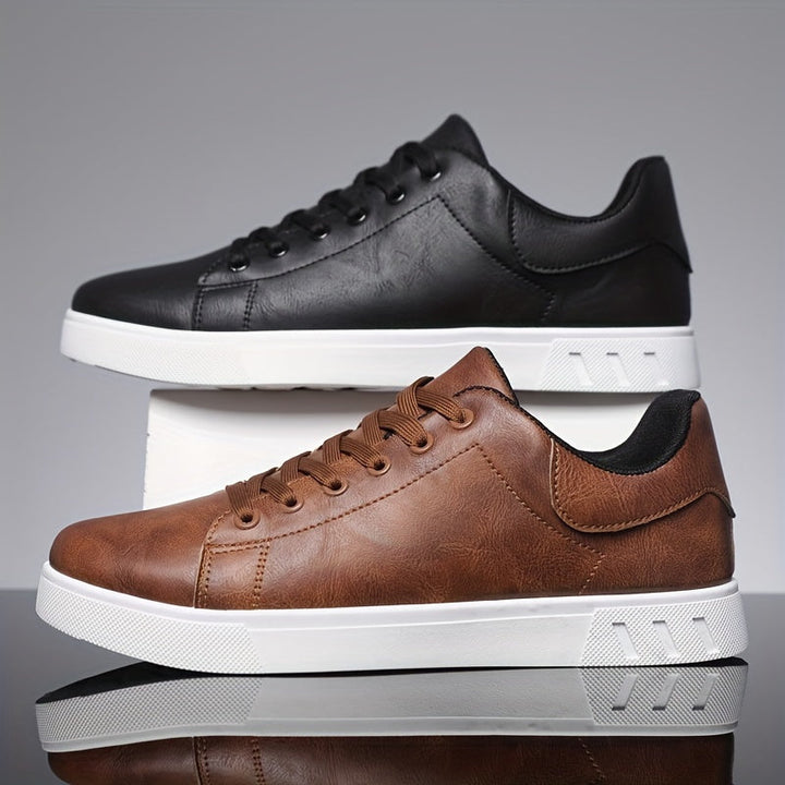 Arvael | Homme Basket Cuir Synthétique Semelle Blanche - Image 1