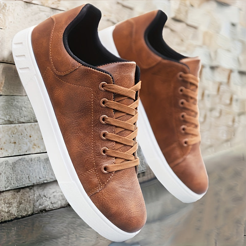 Arvael | Homme Basket Cuir Synthétique Semelle Blanche - Image 3