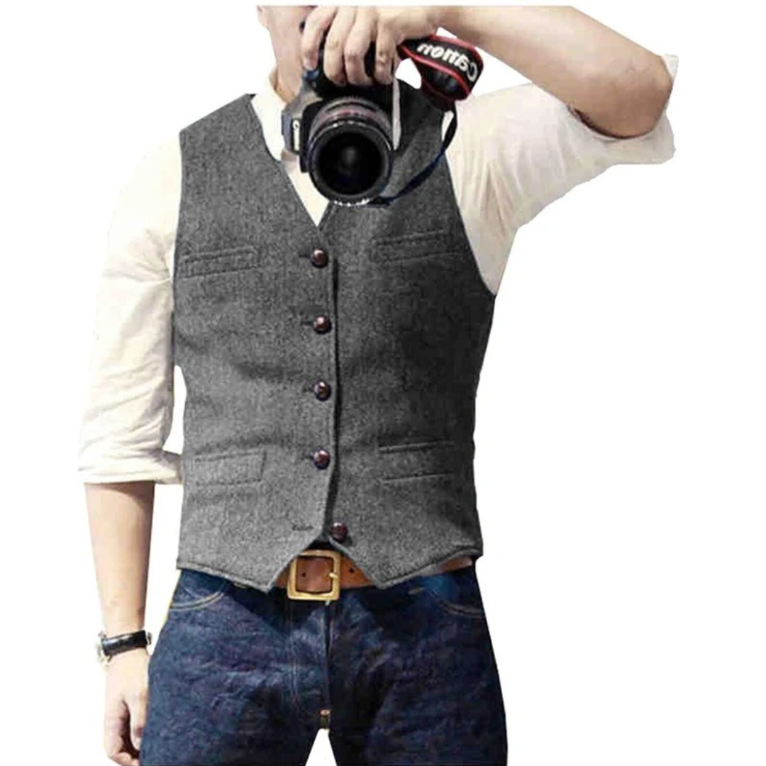 Arvand | Gilet Homme Slim Fit Boutonné - Image 5