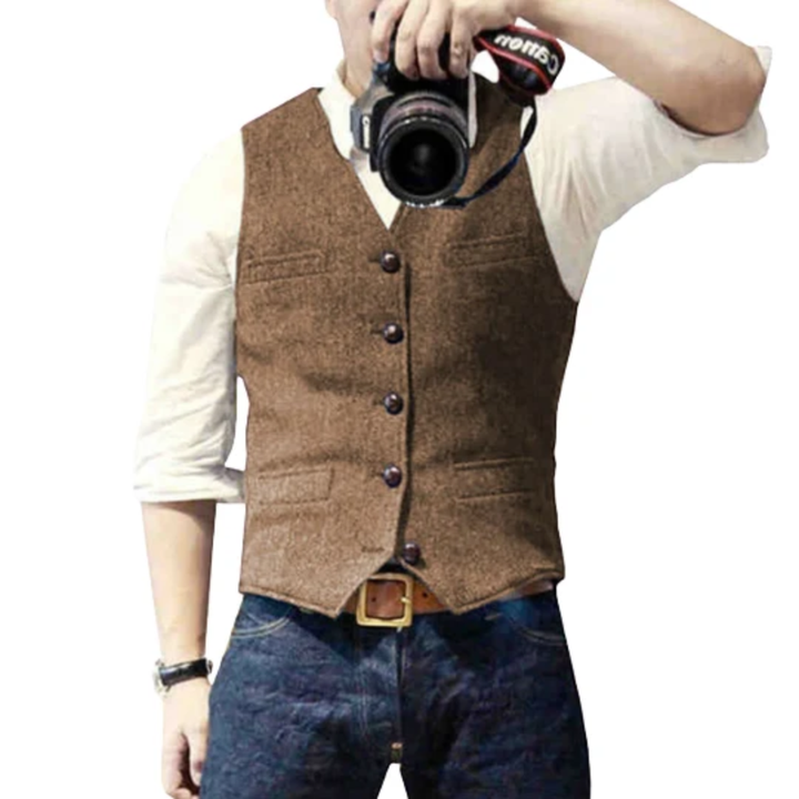Arvand | Gilet Homme Slim Fit Boutonné - Image 7