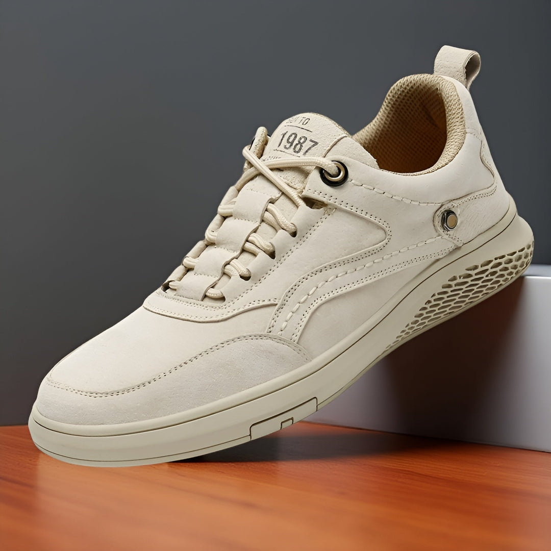 Arvand | Homme Sneakers Daim Casual Lacets - Dark Grey - Image 8