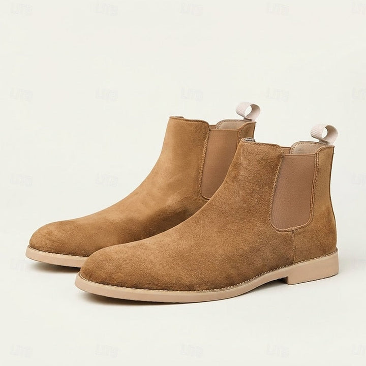 Arveld | Homme Chelsea Boots Daim Montantes - Camel - Image 5