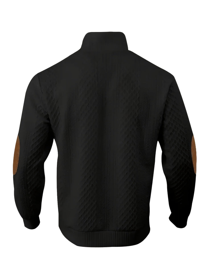 Arveld | Homme Pull Col Montant Tricot Losanges - Beige - Image 18