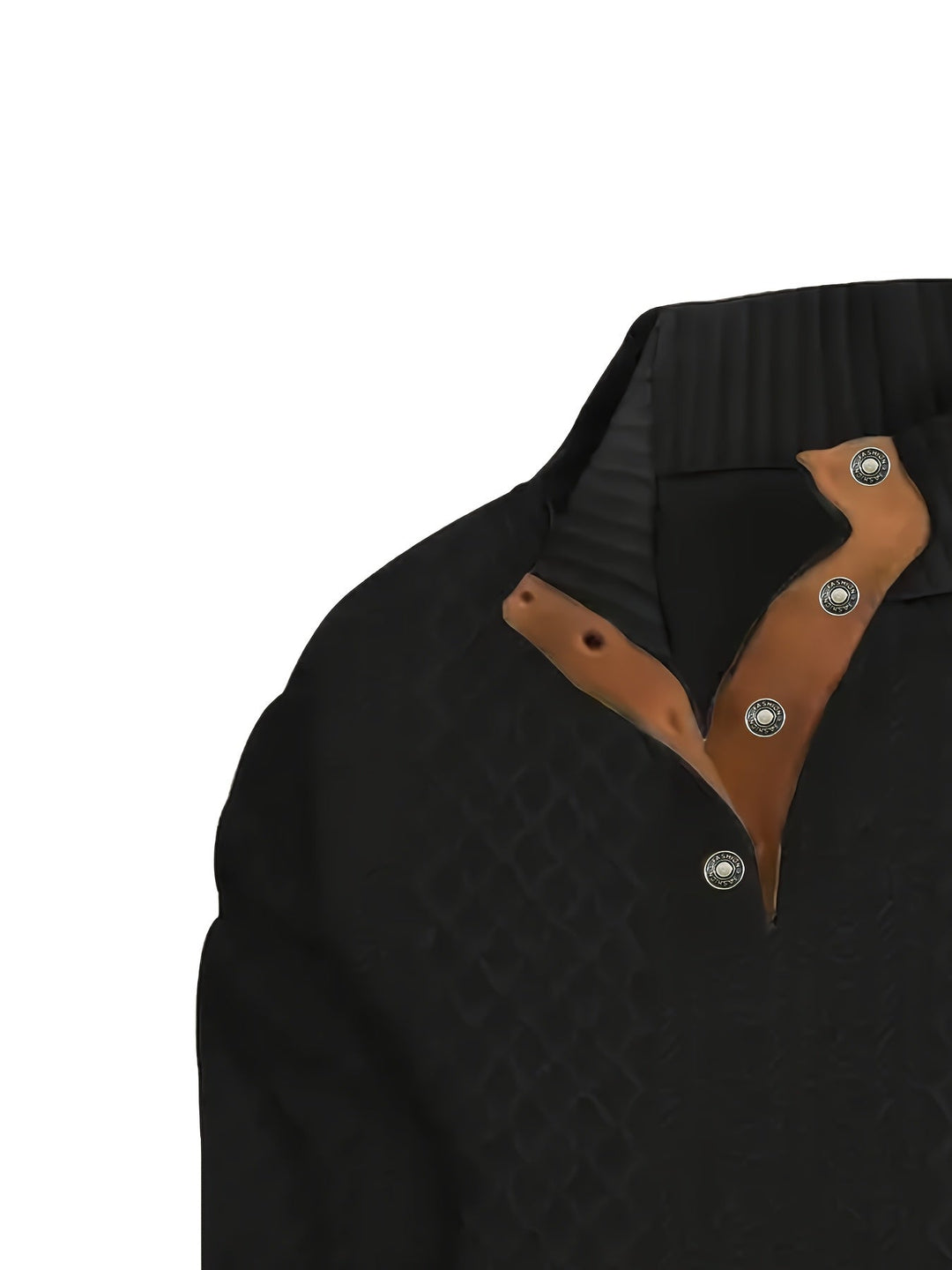 Arveld | Homme Pull Col Montant Tricot Losanges - Beige - Image 20