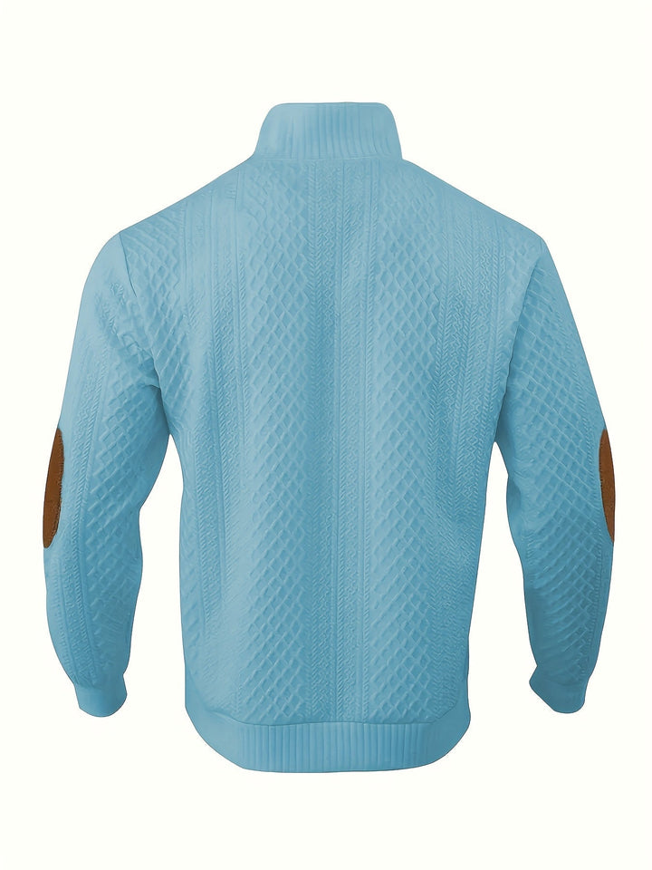 Arveld | Homme Pull Col Montant Tricot Losanges - Beige - Image 42