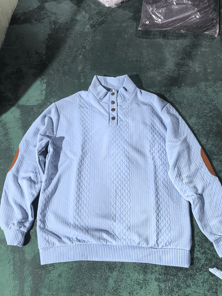 Arveld | Homme Pull Col Montant Tricot Losanges - Beige - Image 46