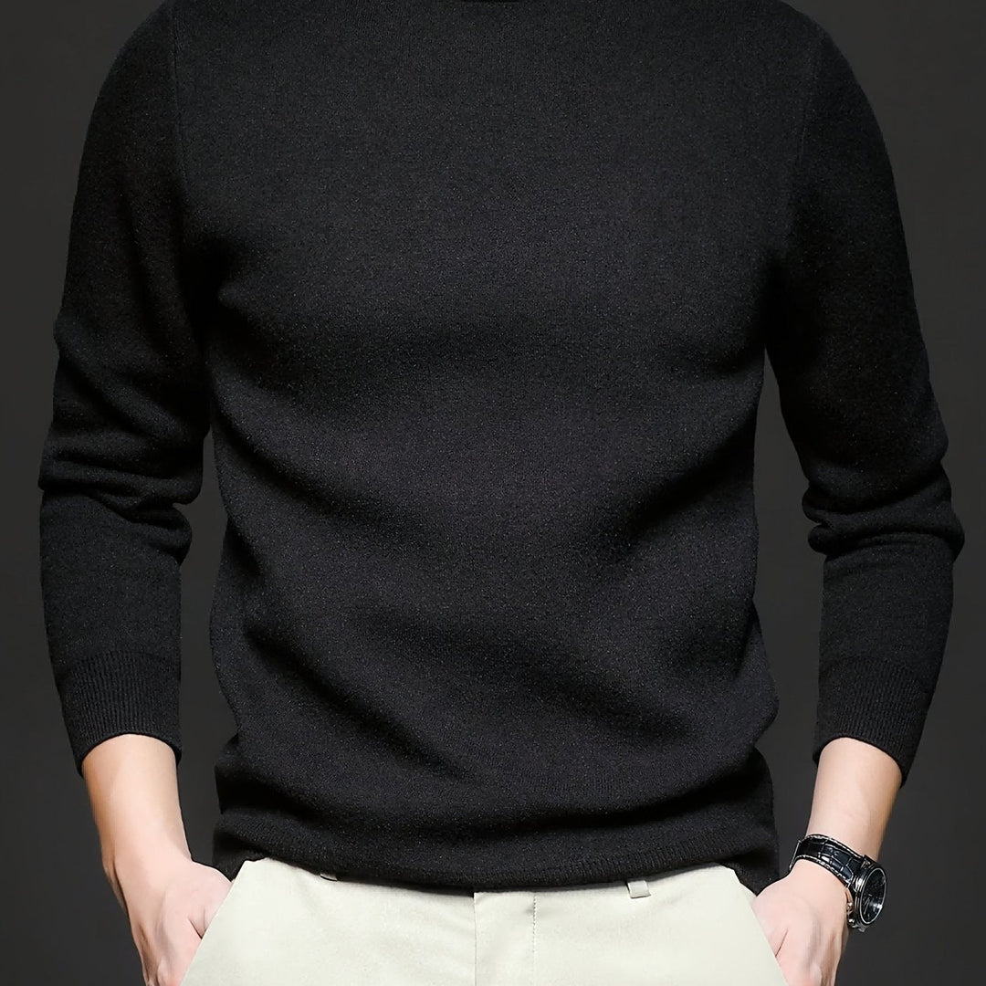 Arveld | Pull Col Montant Homme en Maille - Image 12