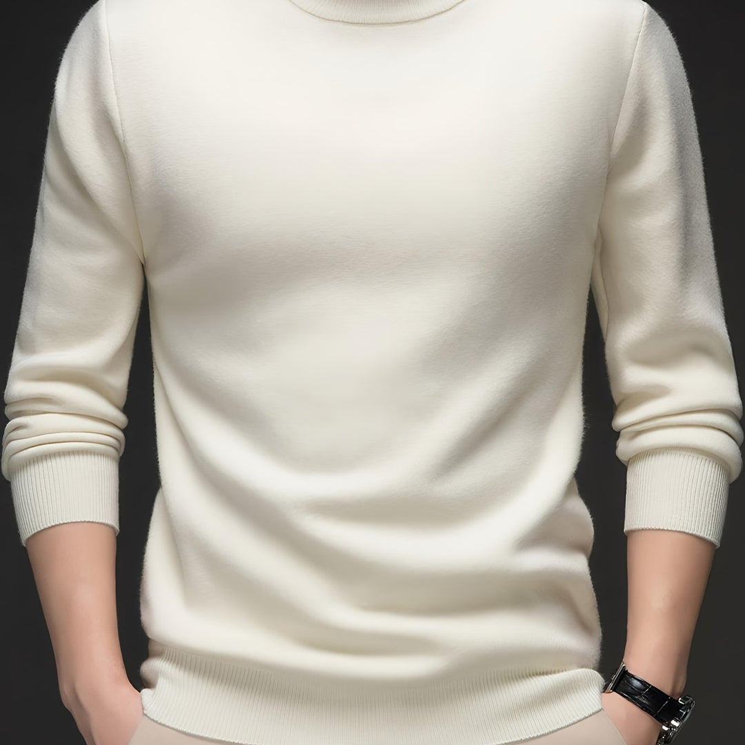 Arveld | Pull Col Montant Homme en Maille - Image 13