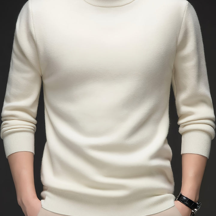 Arveld | Pull Col Montant Homme en Maille - Image 13