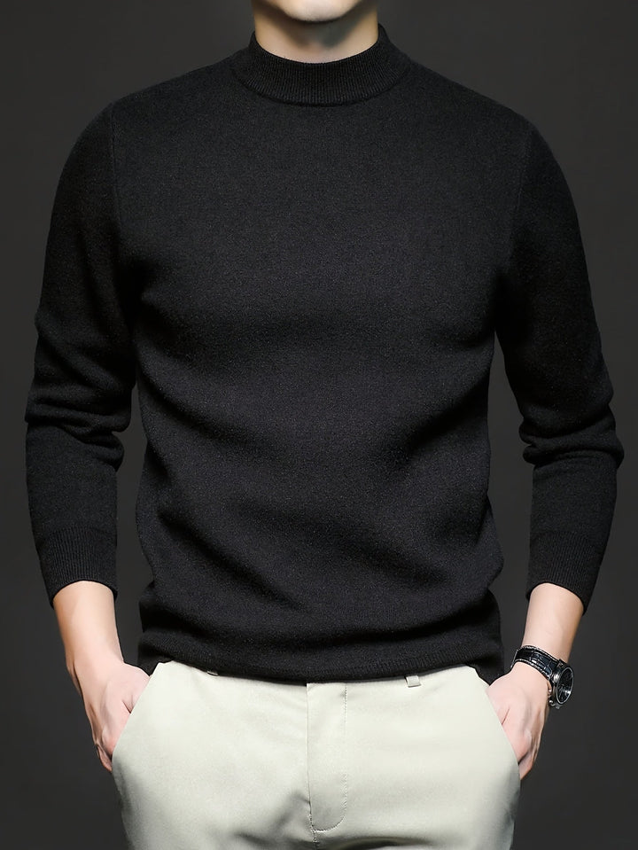 Arveld | Pull Col Montant Homme en Maille - Image 2