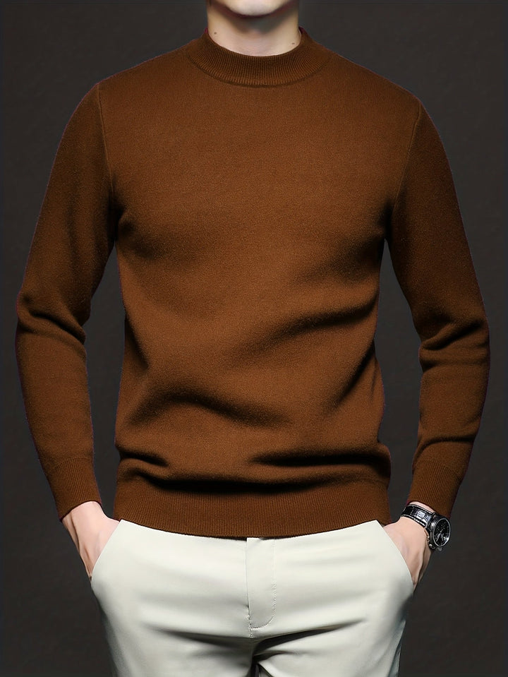 Arveld | Pull Col Montant Homme en Maille - Image 9