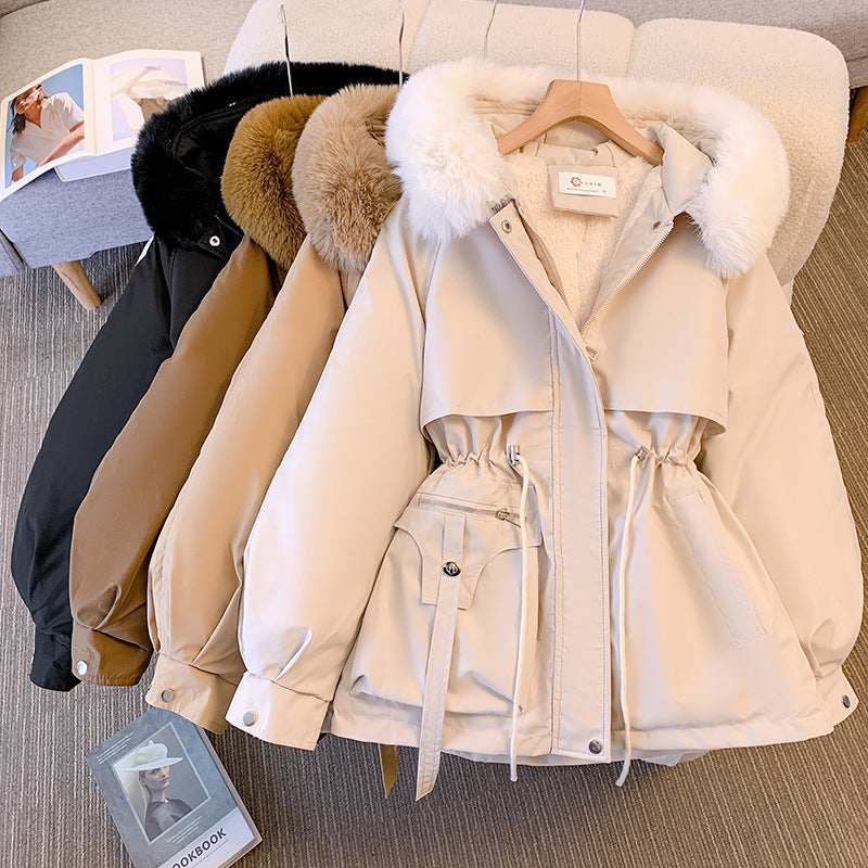 Arvielle | Manteau Femme Hiver Col Fourrure Capuche - Image 1