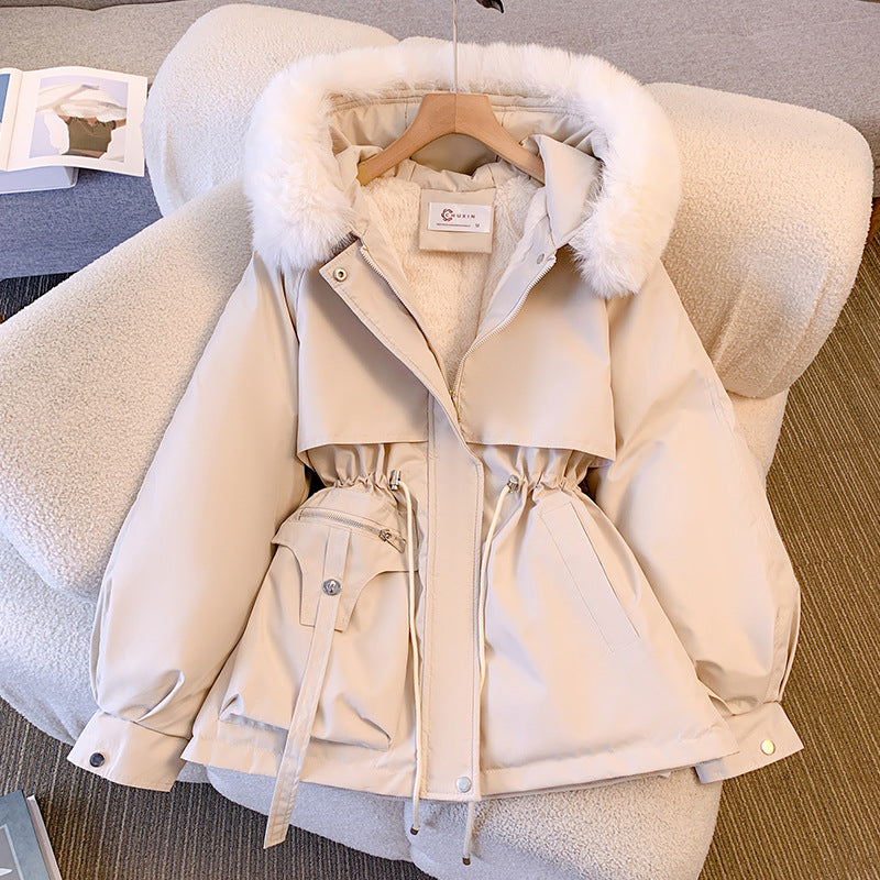 Arvielle | Manteau Femme Hiver Col Fourrure Capuche - Image 2