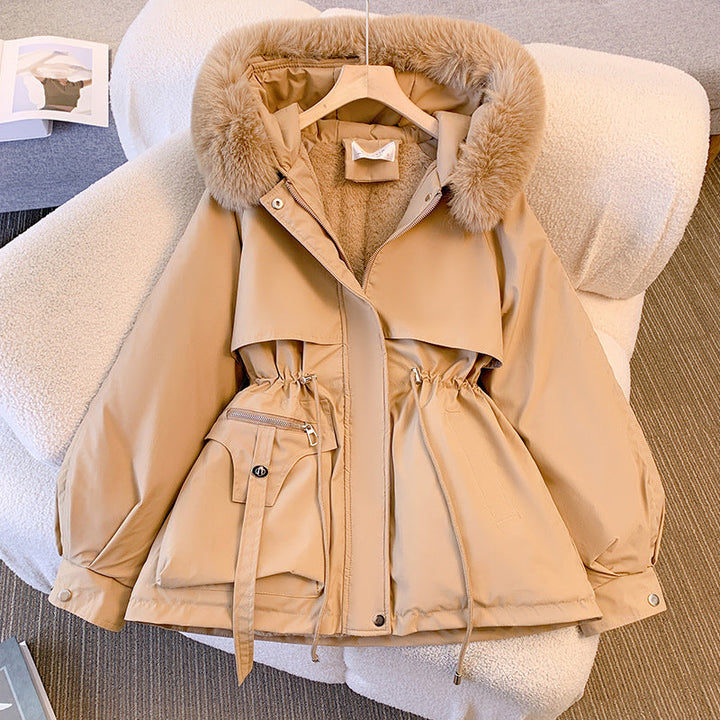 Arvielle | Manteau Femme Hiver Col Fourrure Capuche - Image 4