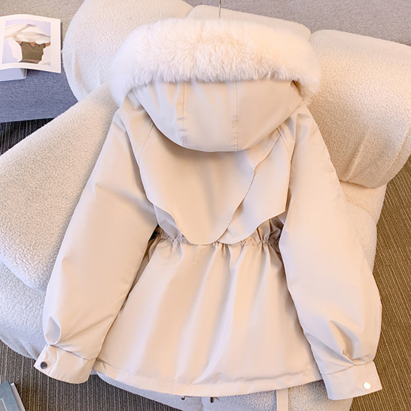 Arvielle | Manteau Femme Hiver Col Fourrure Capuche - Image 6