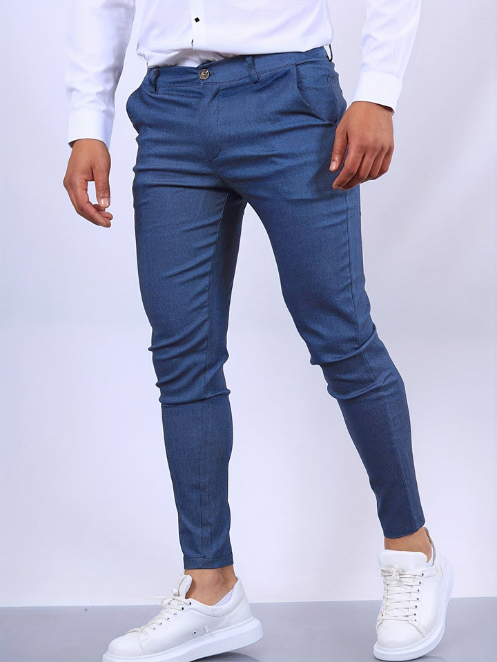 Arvinel | Homme Pantalon Chino Slim Fit - Blue - Image 1