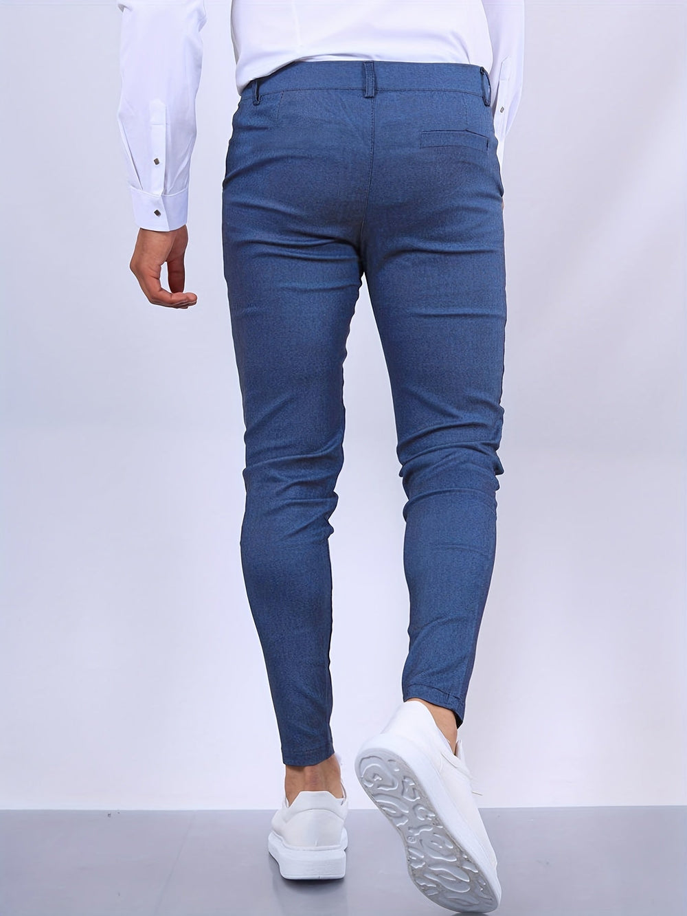 Arvinel | Homme Pantalon Chino Slim Fit - Blue - Image 2