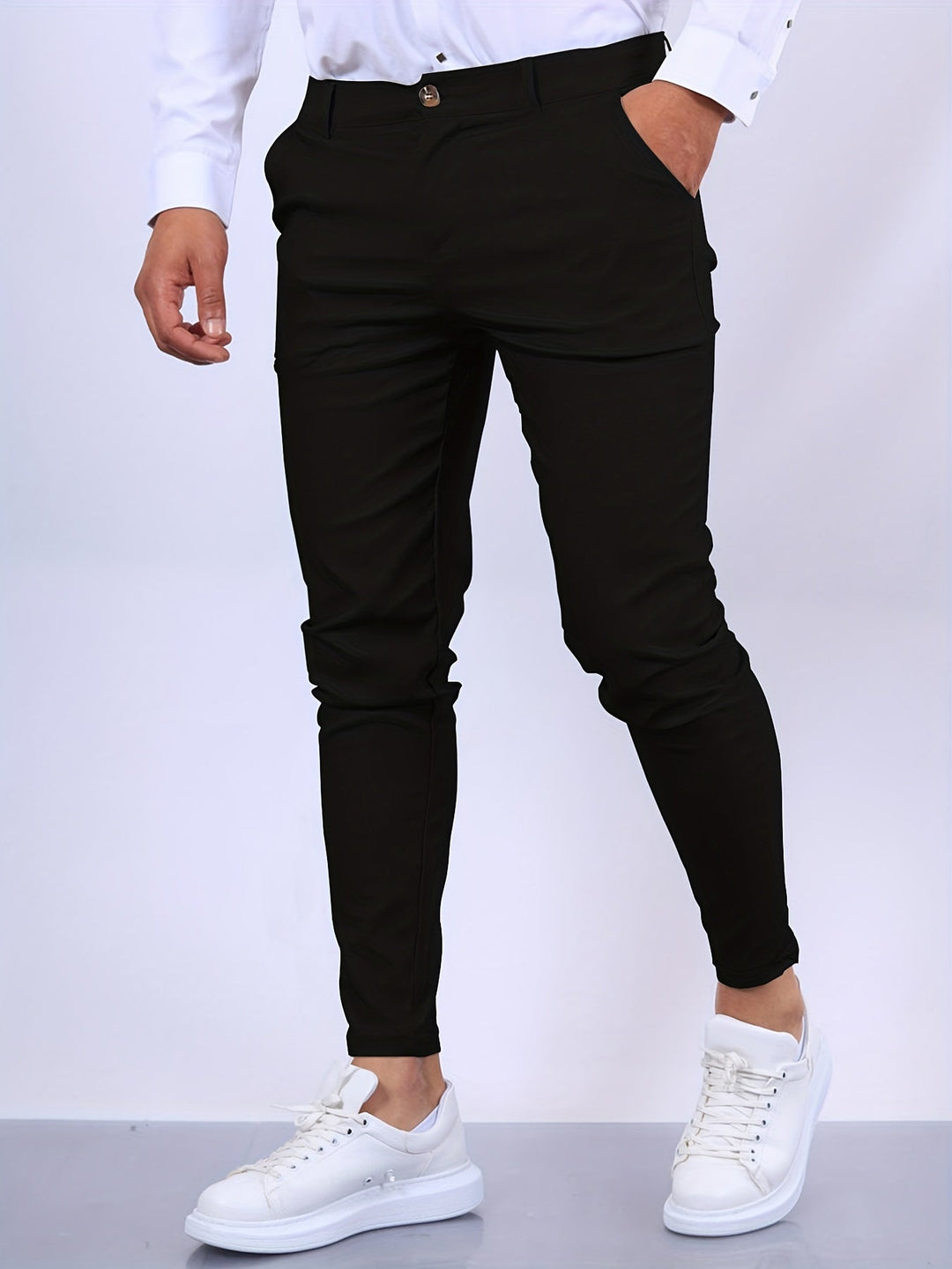 Arvinel | Homme Pantalon Chino Slim Fit - Blue - Image 3