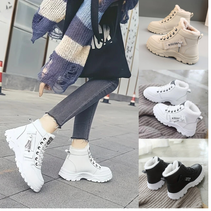 Arvène | Bottines Femme Fourrées Lacées Hiver - Image 1