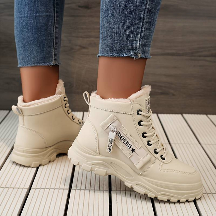Arvène | Bottines Femme Fourrées Lacées Hiver - Image 3