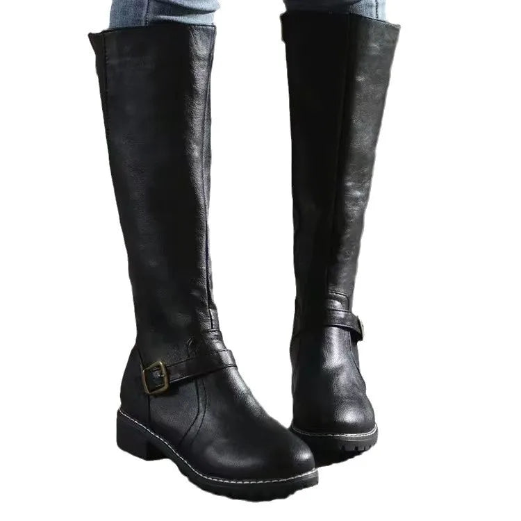 Gilvorde | Femme Bottes Hautes Cuir Boucle — vue 5