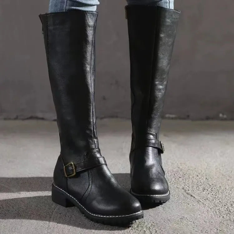 Gilvorde | Femme Bottes Hautes Cuir Boucle — vue 7