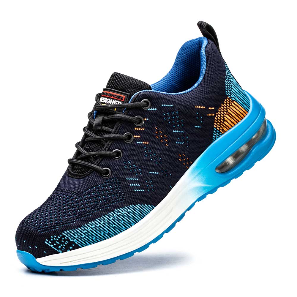 Arvyon | Homme Chaussure de Sécurité Bout Acier Sneaker - Navy - Image 2