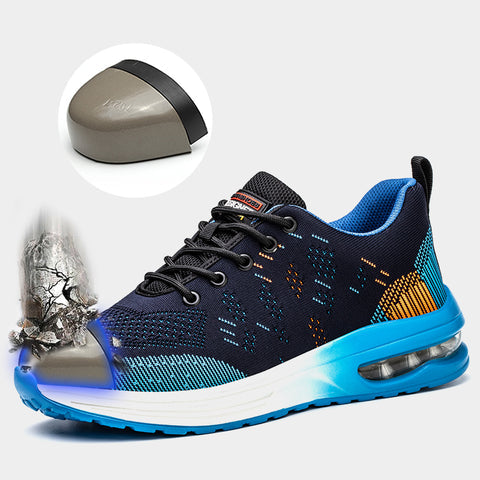 Arvyon | Homme Chaussure de Sécurité Bout Acier Sneaker - Navy - Image 3