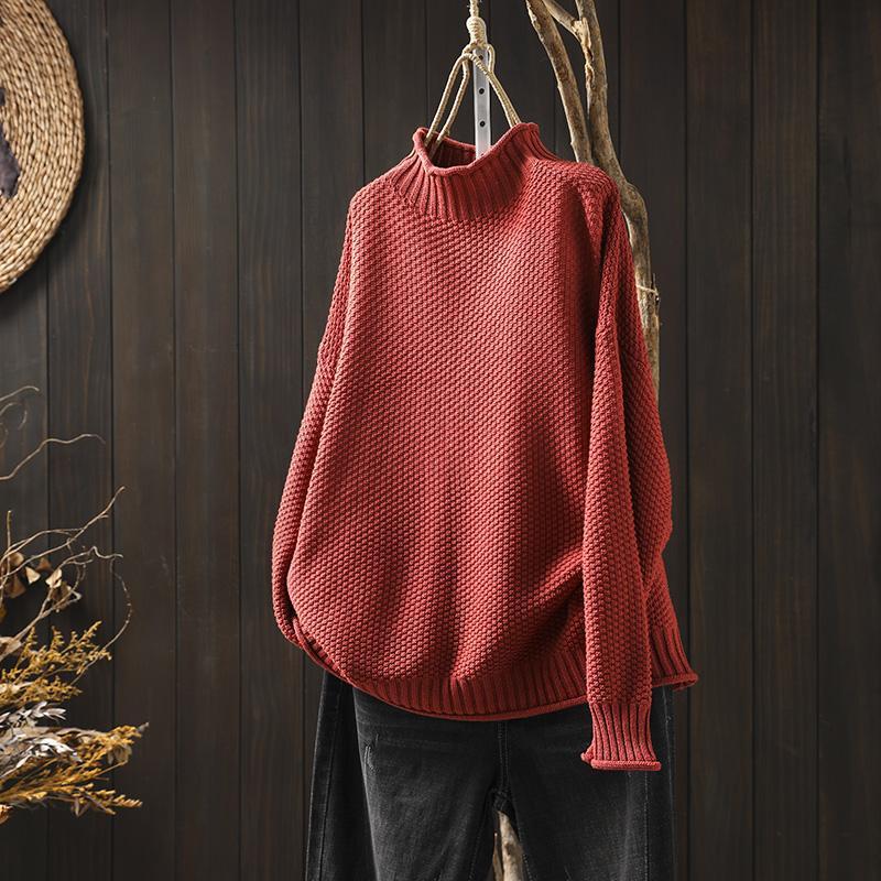 Bellaria | Women's Turtleneck Long Sleeve Sweater - Image 1