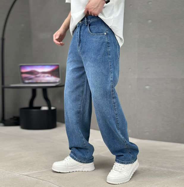 Belvorn | Homme Jean Coupe Droite Taille Haute - Image 4