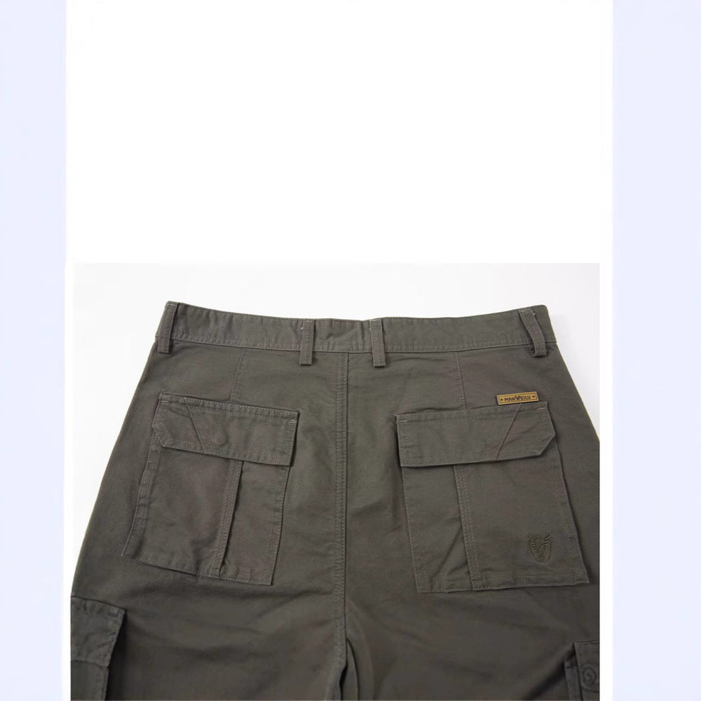 Belvorn | Homme Pantalon Cargo Multi-Poches - Khaki - Image 2