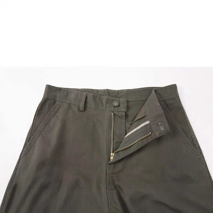 Belvorn | Homme Pantalon Cargo Multi-Poches - Khaki - Image 4