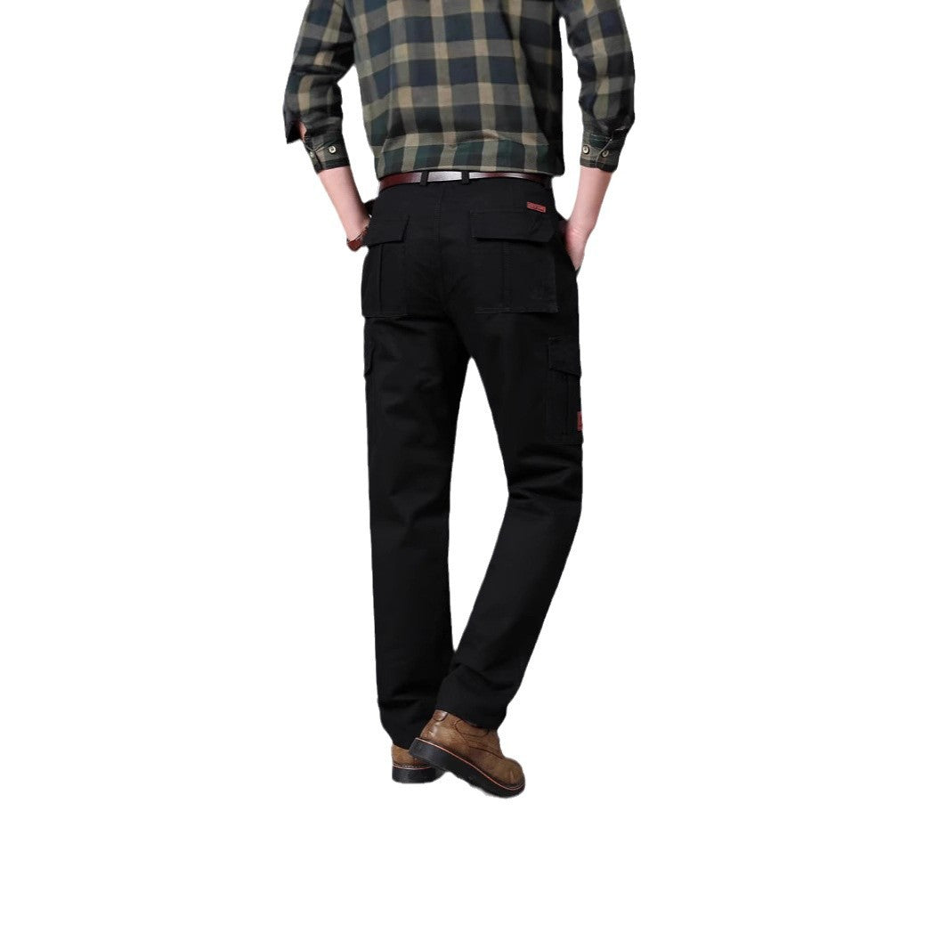 Belvorn | Homme Pantalon Cargo Multi-Poches - Khaki - Image 5