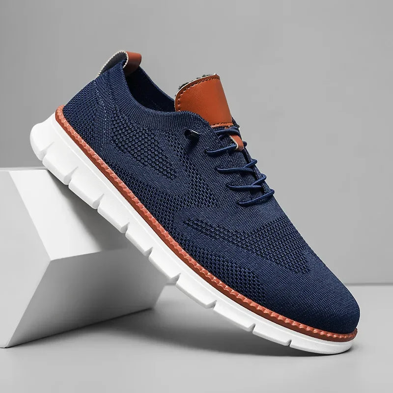 Fauvel | Homme Sneaker Respirant Lacets — vue 4