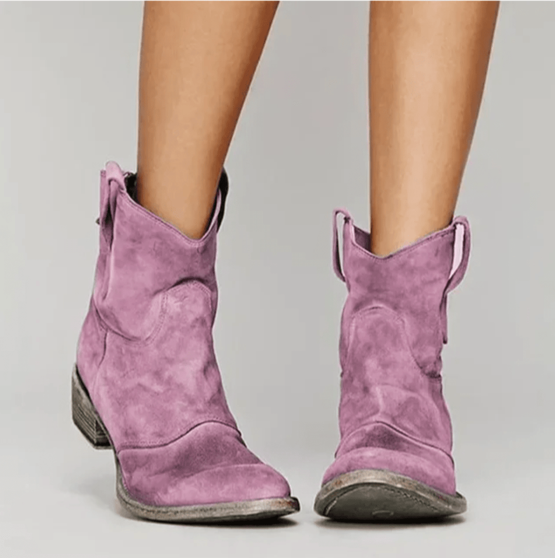 Lyvande | Femme Bottines Western Suédées Talon Plat — vue 5