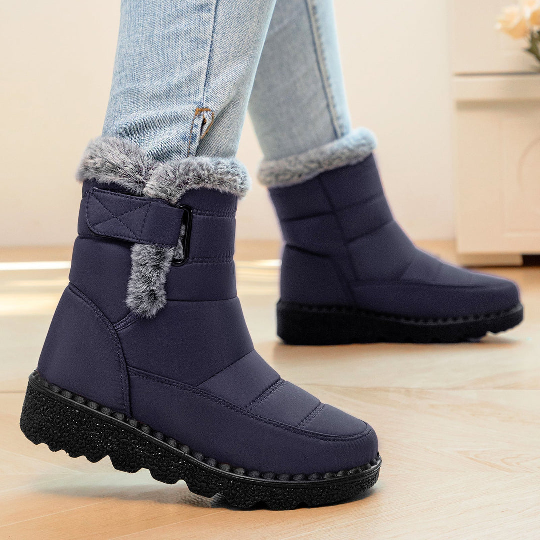 Briavelle | Femme Bottes de Neige Imperméables Fourrure - Image 1